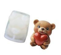 Demolding facile artistico dell'orso del pallone del silicone per la muffa del silicone dell'alimento dei progetti del sapone