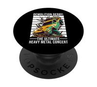Demolition Derby L'ultima auto da concerto Heavy Metal PopSockets PopGrip Adesivo