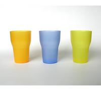 DEMOLLI SET DA 6 BICCHIERI in POLIPROPILENE COLORE VERDE - 33CL 12x8cm (Altezza x Diametro)