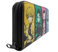 Demon Caccia Anime Corps Serie Manga Borsa/Portamonete Pochette Porta Monete e Carte, Multicolore