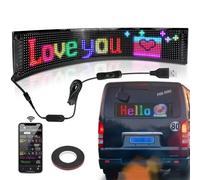 Demon Eyes Logo LED per auto APP Pannello pixel a matrice LED Luce notturna Display LED flessibile programmabile fai-da-te per accessori per camion auto