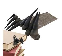 DEMON HAND BOOKMARK - Segnalibro gotico a forma di mano, segnalibri a tema fantasy | Bookmark Demon Hand Metal, Spooky Bookmark per amanti dei libri, accessorio per lettura decorativa, indicatore di l