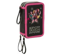 Demon Hunters Kpop Energy triple pencil case 37pcs Safta