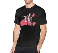 Demon Kimetsu no Yaiba - Maglietta da uomo, a maniche corte, classica, taglia grande, colore: Nero, Colore: 16, XXL