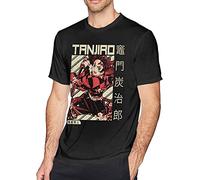 Demon Kimetsu no Yaiba - Maglietta da uomo, a maniche corte, classica, taglia grande, colore: Nero, Colore: 13, S