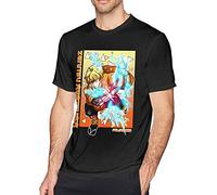 Demon Kimetsu no Yaiba - Maglietta da uomo, a maniche corte, classica, taglia grande, colore: Nero, Colore 17, XXL