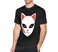 Demon Kimetsu No Yaiba Men's Crew Neck T-Shirt Cool Short Sleeve Classic tee Big Size Clothing Black, Colore 11, L