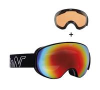 Demon Magnet, occhiali da sci, nero/rosso Onesize