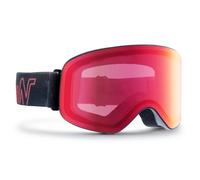 DEMON MASCHERA SCI SNOWBOARD MASTERMIRBKRED MASTER MIRROR RED MATT BLACK