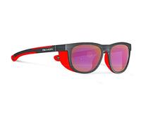 Demon Occhiali da sole Rock, rubber grey-red mirror