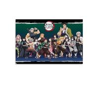 Demon Poster Slayer Classic anime Movie Cover Vintage per camera da letto, 30 x 45 cm