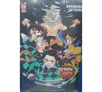 DEMON SLAYER 13 LIMITED VARIANT SOVRACOPERTINA SHIKISHI AUTOGRAFATO STAR COMICS