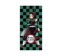 Demon Slayer Tanjiro Asciugamano Grande Bambini Bagno Piscina Spiaggia Morbido