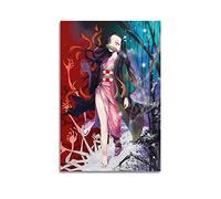 Demon Slayer Comics Role Kamado Nezuko Classics Fan Art - Poster artistico e da parete, decorazione moderna per camera familiare, 20 x 30 cm