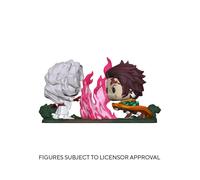 Demon Slayer Funko Pop Moment Vinile 2 Figure Tanjiro Vs. Rui 9 Cm