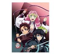 Demon Slayer: Kimetsu No Yaiba Blanket Tanjiro, Mitsuri, Muichiro 120 X 160 Cm S