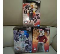 Demon slayer-Kimetsu no Yaiba-Douma Akaza Rengoku Figure set di 3