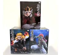 Demon slayer-Kimetsu no Yaiba-Douma Akaza Rengoku Noodle Stopper Figure set di 3