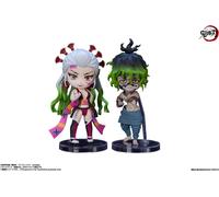 Bandai Demon Slayer: Kimetsu No Yaiba Figuarts Mini Action Figure 2pack Daki & Gyutaro 9 Cm Multicolor
