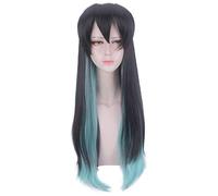 Demon Slayer: Kimetsu No Yaiba Parrucche Cosplay Tokitou Muichirou Giochi di ruolo Nezuko Tanjirou Agatsuma Zenitsu Halloween Parrucche 1: 1 PL-579