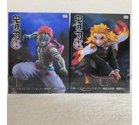 Demon Slayer-Kimetsu no Yaiba- Rengoku & Akaza Noodle Stopper Figure set di 2