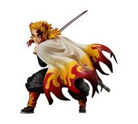 Freeing 1/4 Kyojuro Rengoku Demon Slayer: Kimetsu No Yaiba Statue 42 Cm Arancione