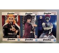Demon Slayer: Kimetsu no Yaiba Tomioka Akaza Rengoku Grandista Figure set di 3