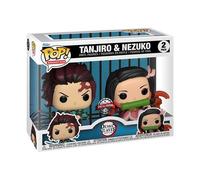 DEMON SLAYER FUNKO POP 2 PACK TANJIRO E NEZUKO JAPAN EXPO 2022 LIMITED 9 CM