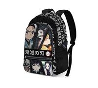 Demon Slayer Taisho-Zaino Fight FAN 2.0, Nero, 31 x 44 cm, Capacità 24 L
