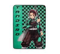 Demon Slayer Tanjiro Kamado Haori Fleece Throw Blanket | 45 X 60 Pollici
