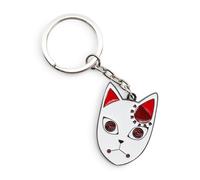 Demon Slayer Tanjiro Kamado Maschera Di Volpe In Smalto Portachiavi