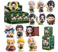 Demon Slayer Tanjiro Kamado Nezuko anime cartoon figure scatola cieca creativa statua personalizzata modello ornamento confezione regalo a sorpresa