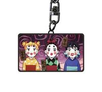 Demon Slayer Tanjiro, Zenitsu, Inosuke Unisex Pendente portachiavi multicolore