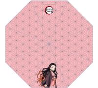 SAKAMI - Demon Slayer - Nezuko - Ombrello, ombrello, ombrello/parasol, pieghevole, pieghevole, pieghevole e tascabile, originale e con licenza