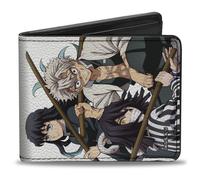 Demon Slayer Wallet, Bifold, Demon Slayer Three Character Group Pose and Title L