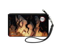 Demon Slayer Wallet, Zip Pouch, Demon Slayer Muzan Kibutsuji Flame Glow Pose, Ca