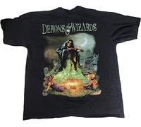 Demon Team of Might Tops tee Shirts Men Balrogs T-Shirt Fire Monster Clothing Cartoon T Shirt Mens Cotton Tshirt Black, Colore 13, XL