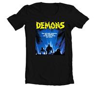 Demon Team of Might Tops Tee Shirts Men Balrogs T-Shirt Fire Monster Clothing Cartoon T Shirt Mens Cotton Tshirt Black, Color 110, M