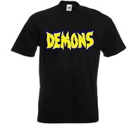 Demon Team of Might Tops tee Shirts Men Balrogs T-Shirt Fire Monster Clothing Cartoon T Shirt Mens Cotton Tshirt Black, Colore 16, XL