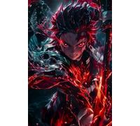 Demon TJR Slayer Notebook: 120 Lined Paper Book for Writing, Present for Anime Fans, Notebook Diary 6 X 9 Inches