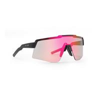 Demon Unisex Liegi Sportbrille, nero e nero mirr rosso oro, OneSize