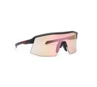 Demon Unisex Roubaix Photochromic 1-3 Sportbrille, opaco nero rosso oro mirror, OneSize