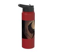 Demone ardente e cupo con il fuoco Stainless Steel Insulated Water Bottle