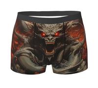 Demone E Serpente Morte Oscura Uomo Mutande Comfort Boxer Aderenti Moda Underwear XXL