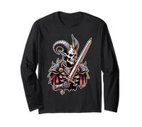 Demone Guerriero Re dell'Inferno Spada del Diavolo Maglia a Manica