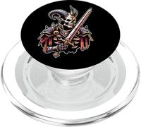 Demone Guerriero Re dell'Inferno Spada del Diavolo PopSockets PopGrip per MagSafe