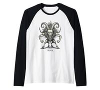 Demone Ibrido Animale Buer Maglia con Maniche Raglan