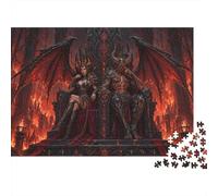 Demone Satanico dell'Inferno Puzzle 1000 Pezzi, Attività in Famiglia