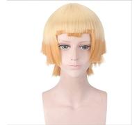 Demoni Slayers Agatsuma Zenitsu Anime Cosplay Parrucca Parrucche sintetiche per Halloween Cosplay Party