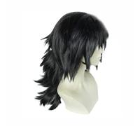 Demoni Slayers Anime Tomioka Giyuu Fluffy Capelli Sintetici Anime Cosplay Parrucca Parrucche Sintetiche Ragazza Donna Uomo Parrucche